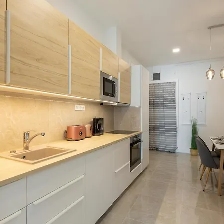 Downtown Elegance By Great Market Hall - 2 Bedrooms, 1 Living Room, 2 Bathrooms, Free Airconditioner, Free Italien Coffee Apartament Budapeszt