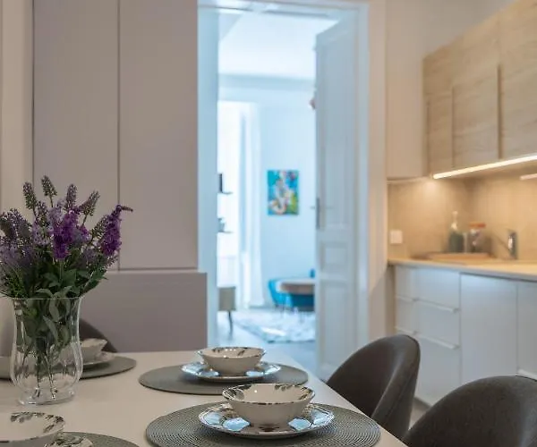 Apartament Downtown Elegance By Great Market Hall - 2 Bedrooms, 1 Living Room, 2 Bathrooms, Free Airconditioner, Free Italien Coffee Budapesta